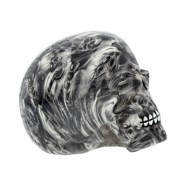 Screaming Soul Skull Print Ornament D2352F6