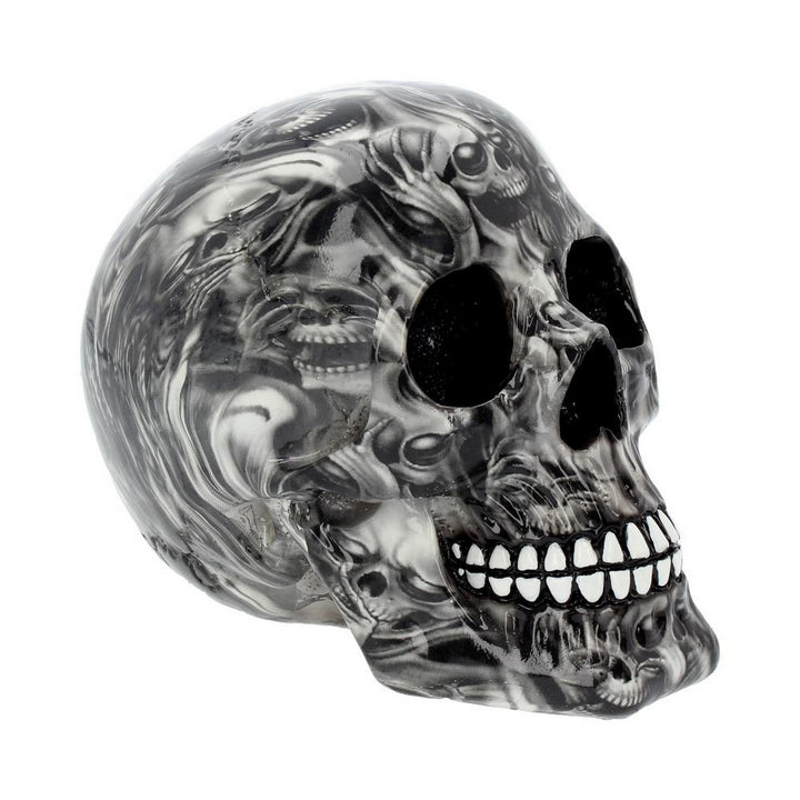 Screaming Soul Skull Print Ornament D2352F6