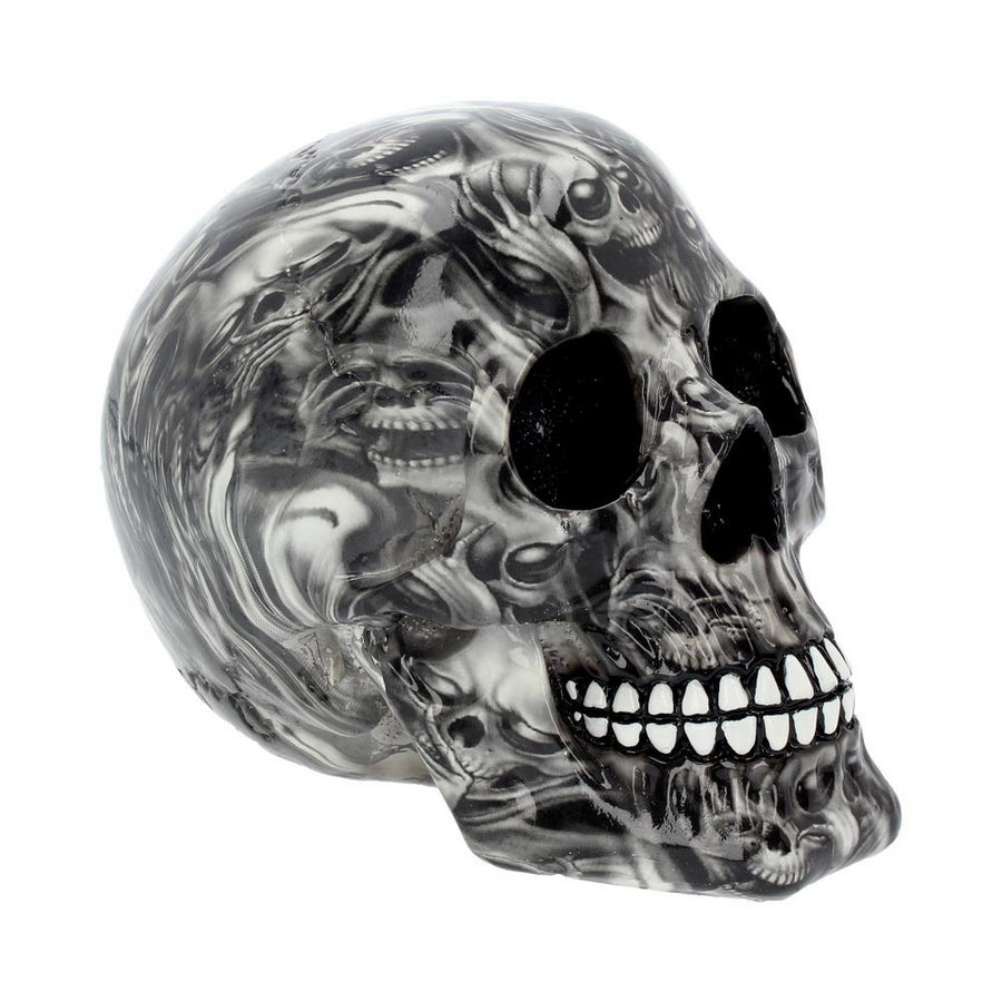 Screaming Soul Skull Print Ornament D2352F6