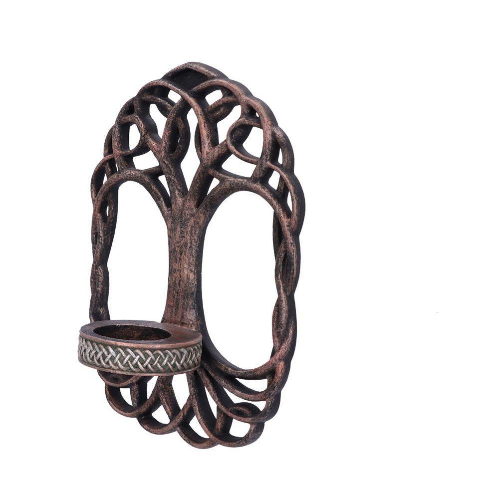 Celtic Tree Of Life Wall Hanging Candle Holder D2415G6
