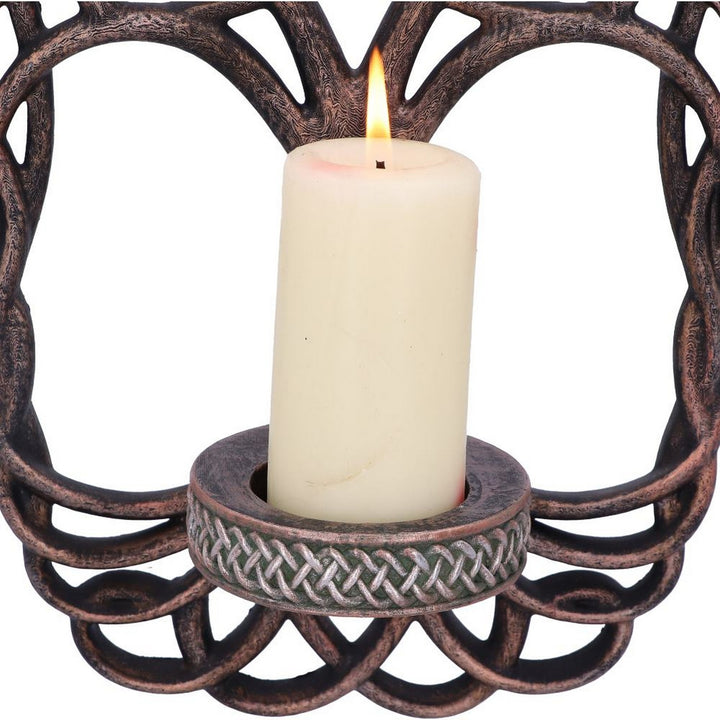 Celtic Tree Of Life Wall Hanging Candle Holder D2415G6