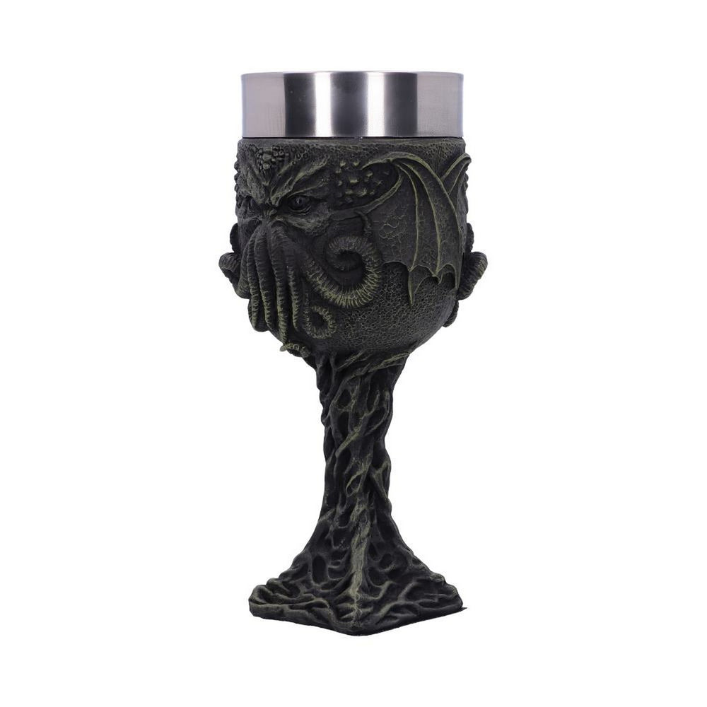 Cthulhu's Thirst Goblet Lovecraft Octopus Monster Wine Glass D2625G6
