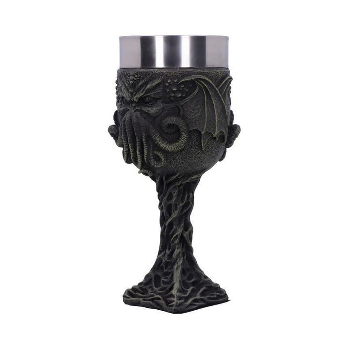 Cthulhu's Thirst Goblet Lovecraft Octopus Monster Wine Glass D2625G6