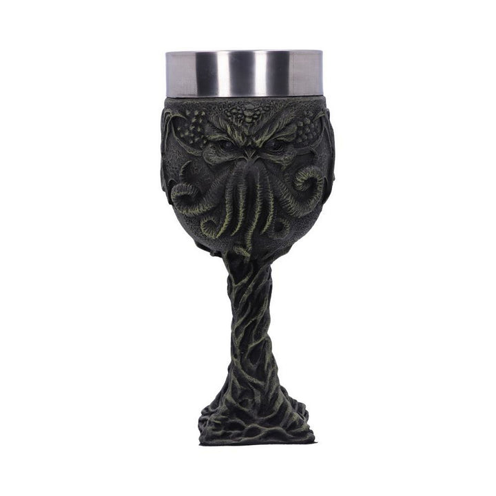 Cthulhu's Thirst Goblet Lovecraft Octopus Monster Wine Glass D2625G6