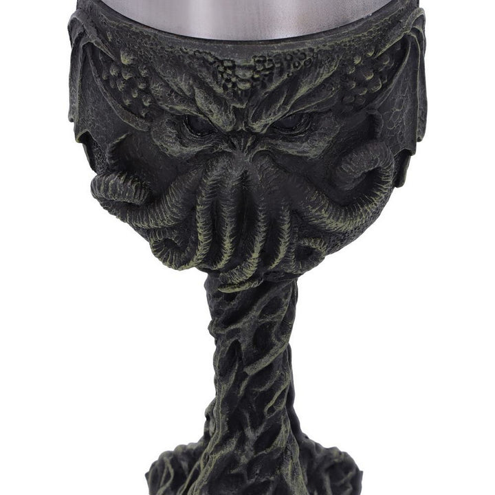 Cthulhu's Thirst Goblet Lovecraft Octopus Monster Wine Glass D2625G6