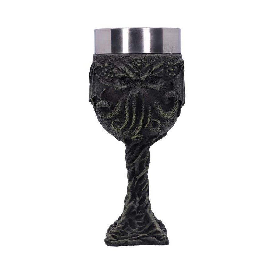 Cthulhu's Thirst Goblet Lovecraft Octopus Monster Wine Glass D2625G6