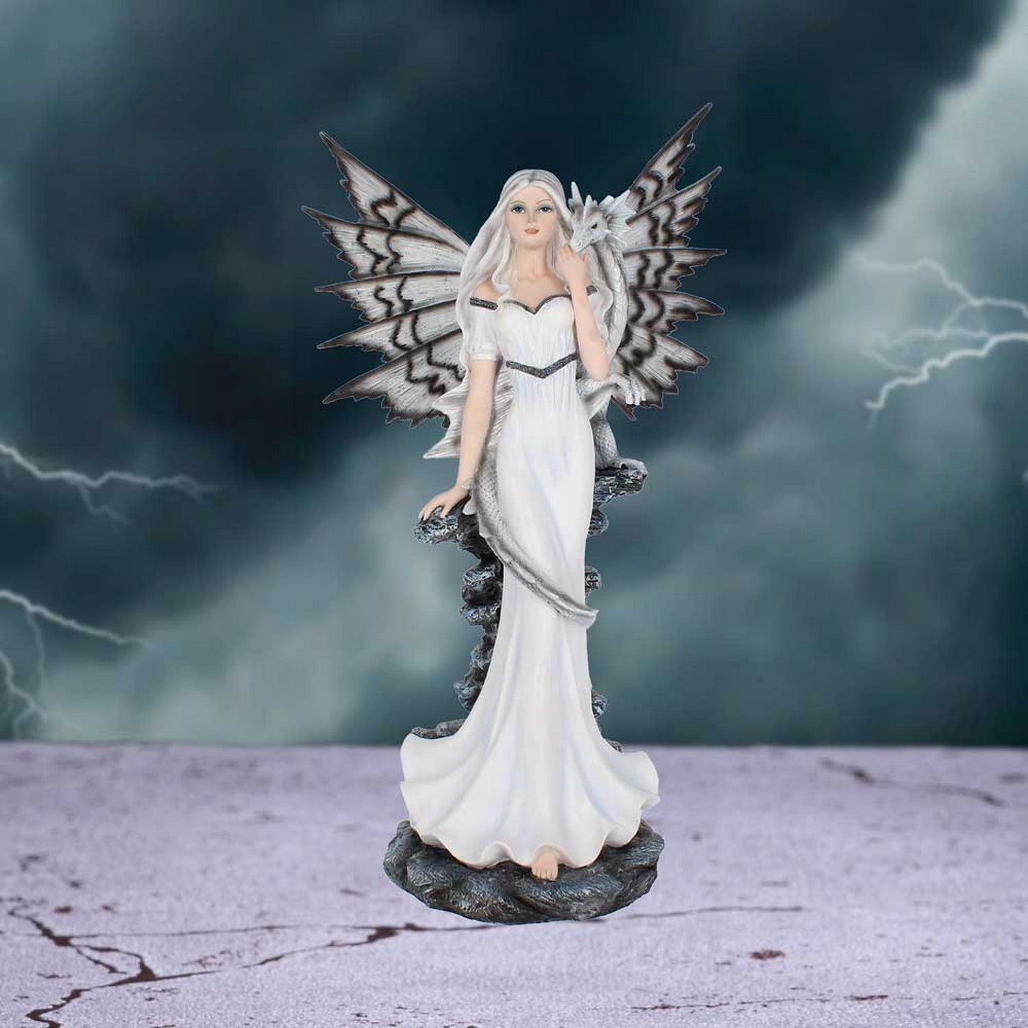 Winter Fairy With Dragon Companion Vanya 54.5cm D2748G6