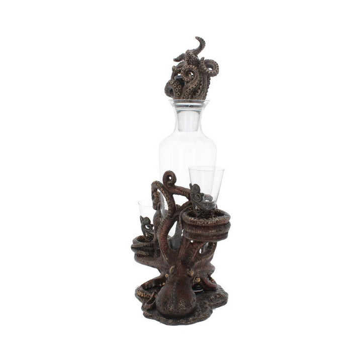 Tentacle Temptation Octopus Squid Bottle and Shot Glass Holder D3144H7