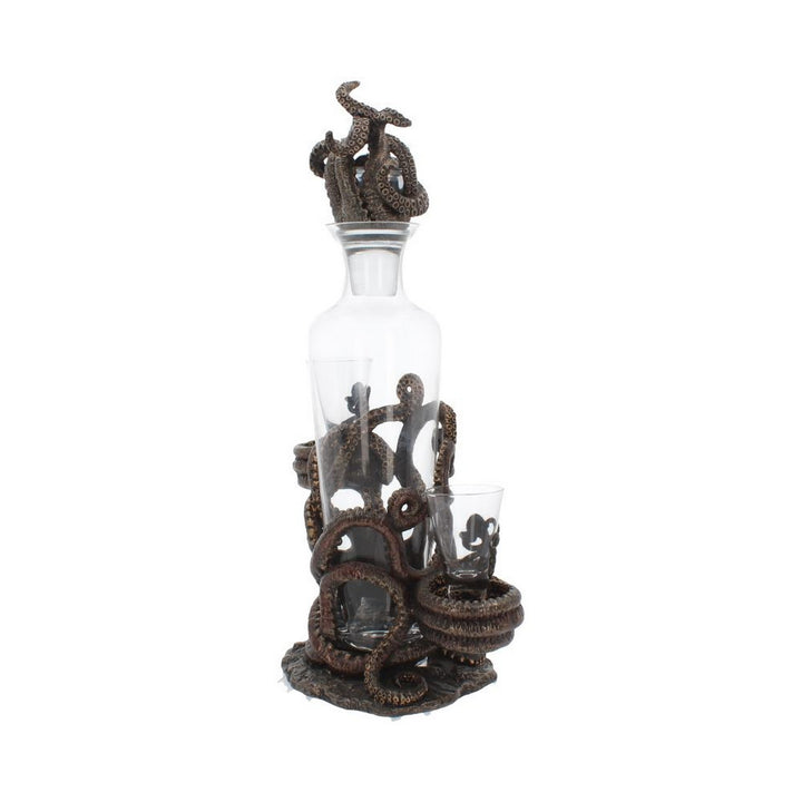 Tentacle Temptation Octopus Squid Bottle and Shot Glass Holder D3144H7
