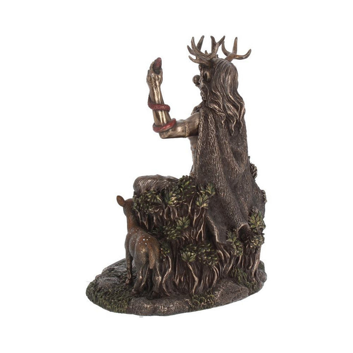 Cernunnos and Animals Horned God Bronze Figurine D3149H7