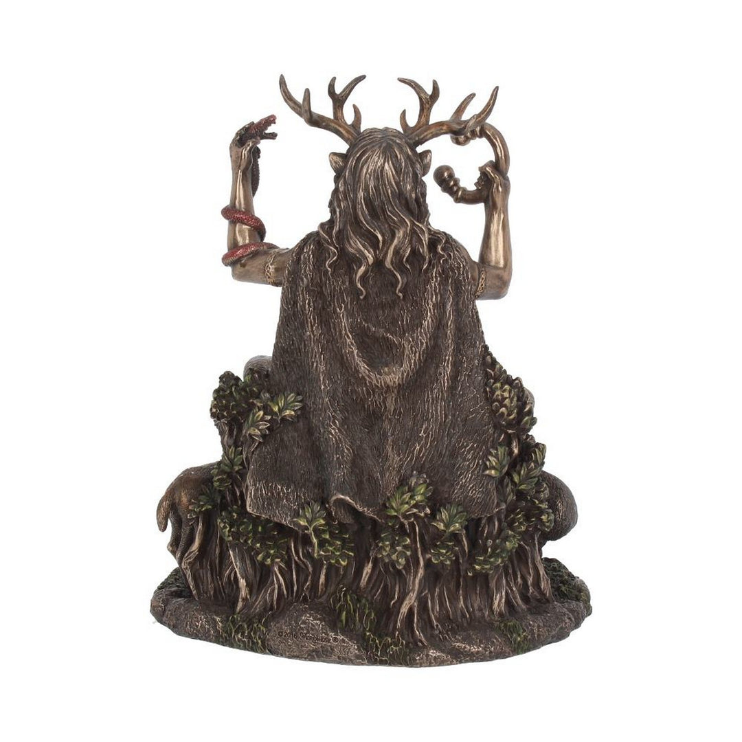 Cernunnos and Animals Horned God Bronze Figurine D3149H7