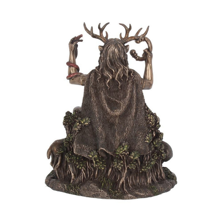 Cernunnos and Animals Horned God Bronze Figurine D3149H7