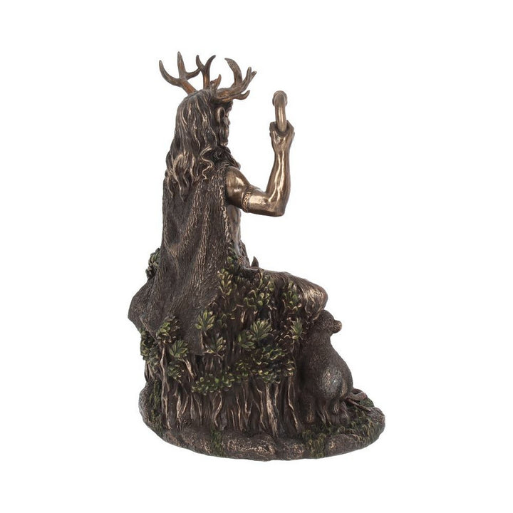 Cernunnos and Animals Horned God Bronze Figurine D3149H7