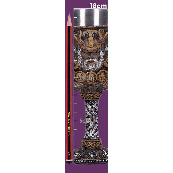 Valhalla Goblet Viking Dragon Boat Wine Glass D3271J7