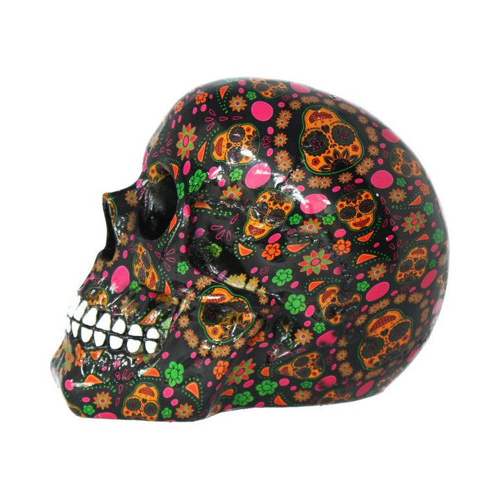 Viva!  Day of the Dead Print Skull 19cm D3280H7
