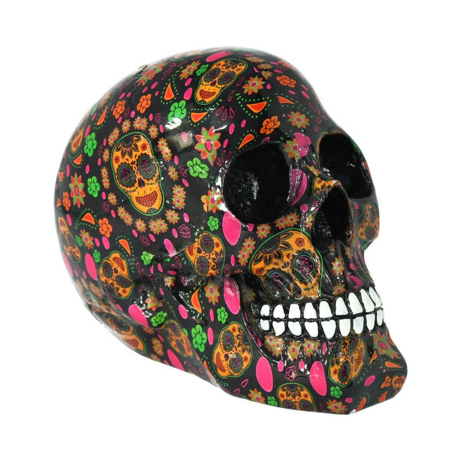 Viva!  Day of the Dead Print Skull 19cm D3280H7