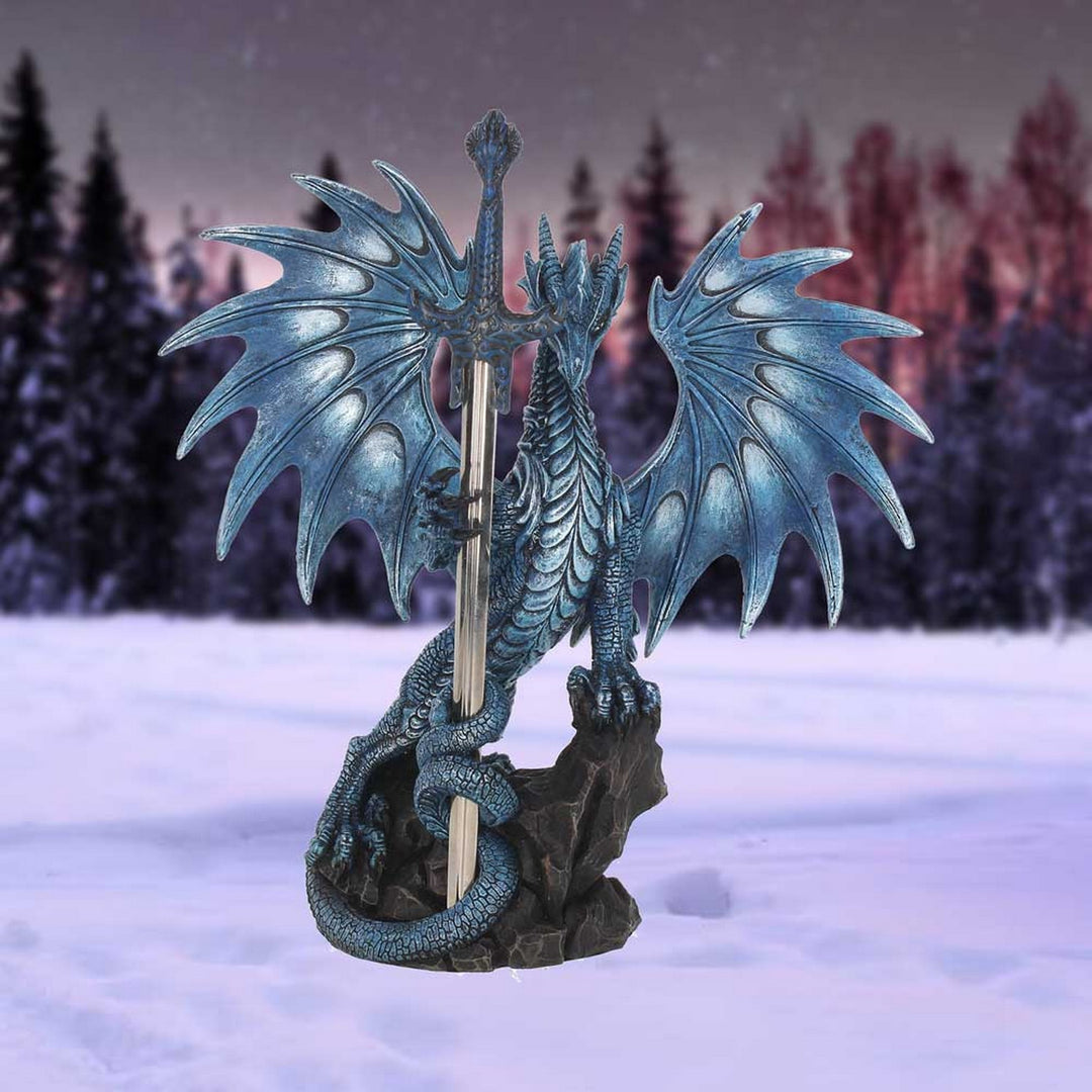 Ruth Thompson Sea Blade Letter Opener Blue Dragon Figurine D3590J7