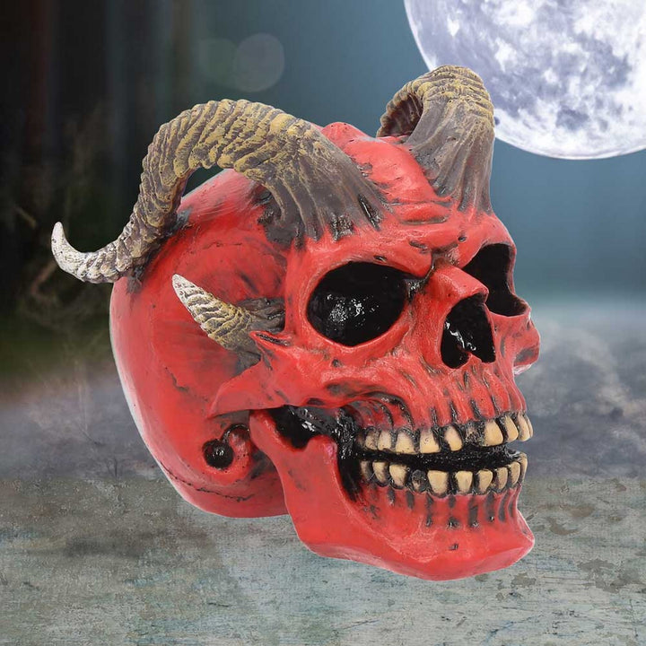 Tenacious Beelzeboss Demon Skull Ornament 13.3cm D3601J7