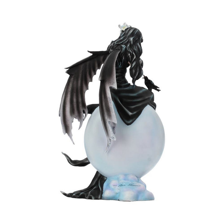 Nene Thomas Dark Skies Dark Moon Fairy and Raven Companion Figurine D3841K8