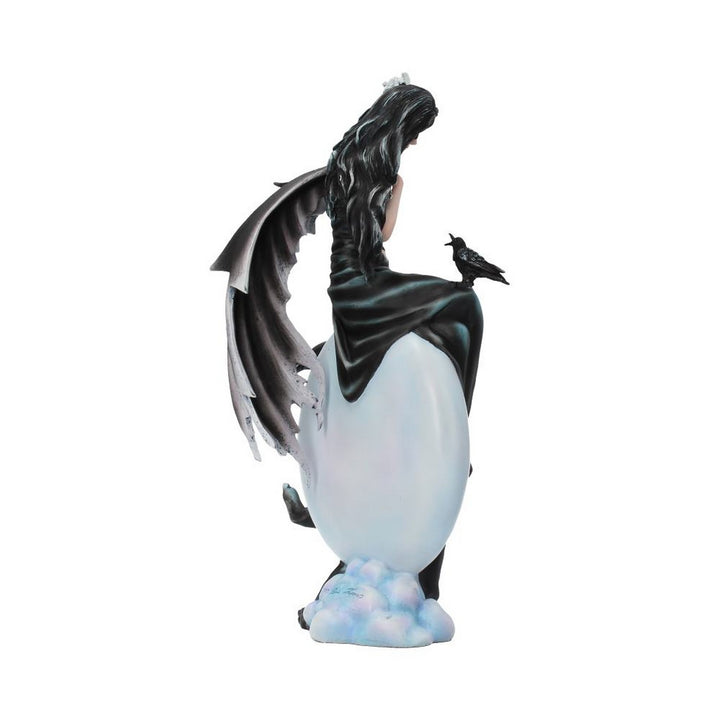 Nene Thomas Dark Skies Dark Moon Fairy and Raven Companion Figurine D3841K8