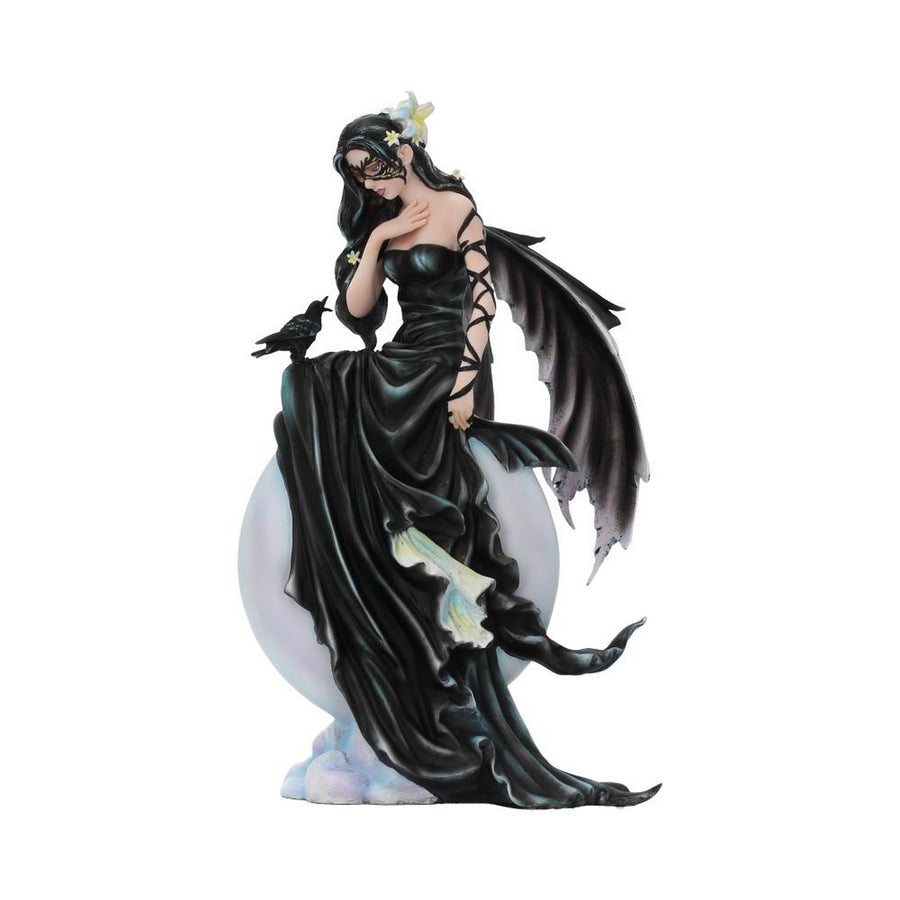 Nene Thomas Dark Skies Dark Moon Fairy and Raven Companion Figurine D3841K8
