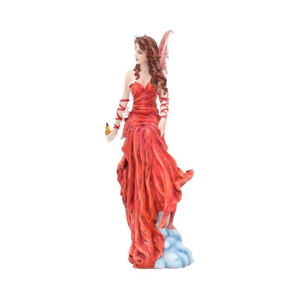 Nene Thomas Crimsonlily Red Moon Fairy and Butterfly Companion Figurine D3842K8