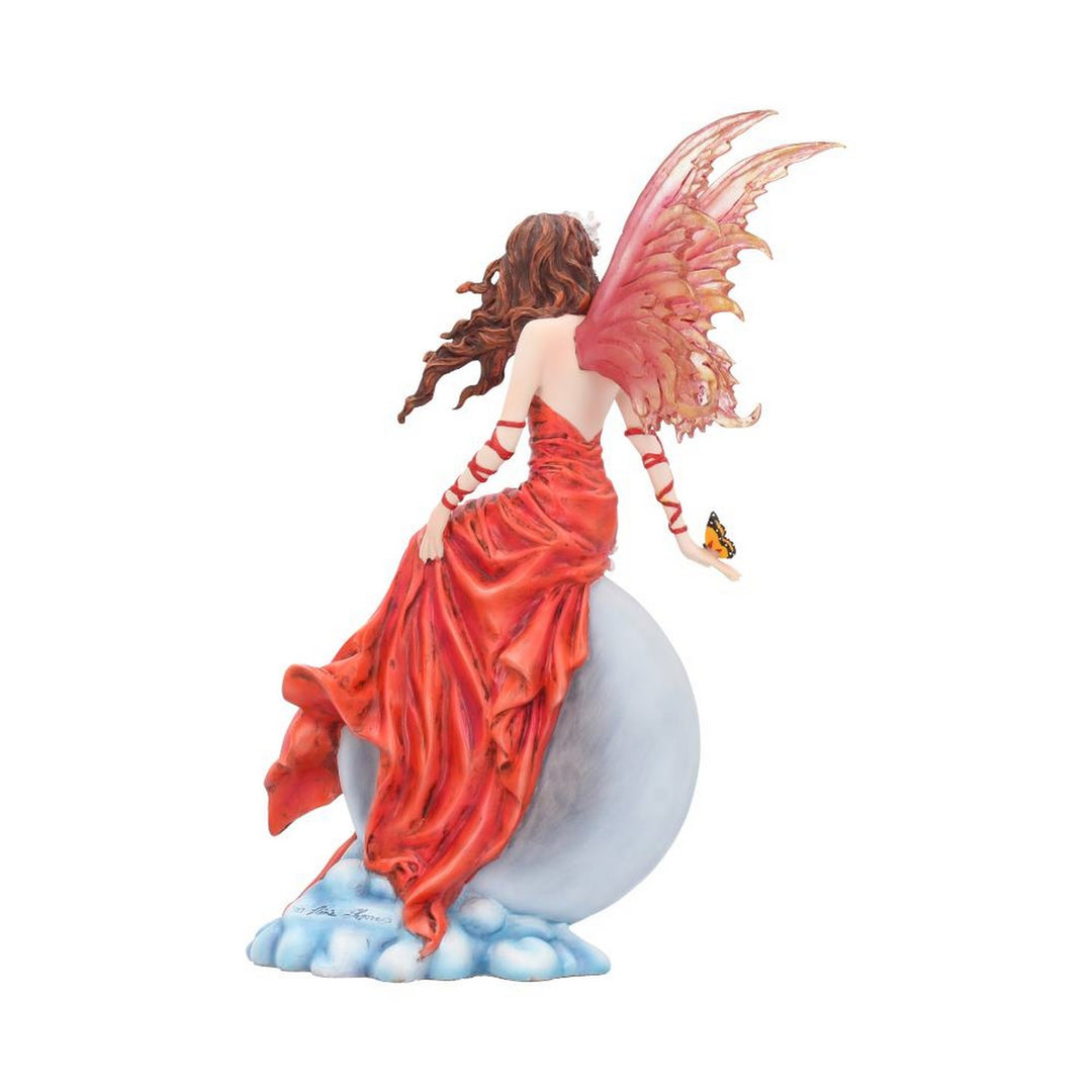 Nene Thomas Crimsonlily Red Moon Fairy and Butterfly Companion Figurine D3842K8