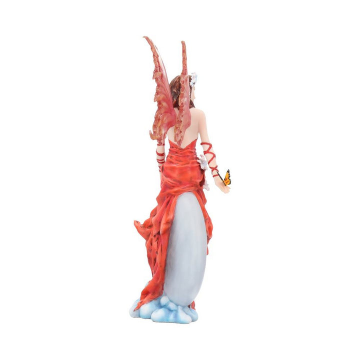 Nene Thomas Crimsonlily Red Moon Fairy and Butterfly Companion Figurine D3842K8