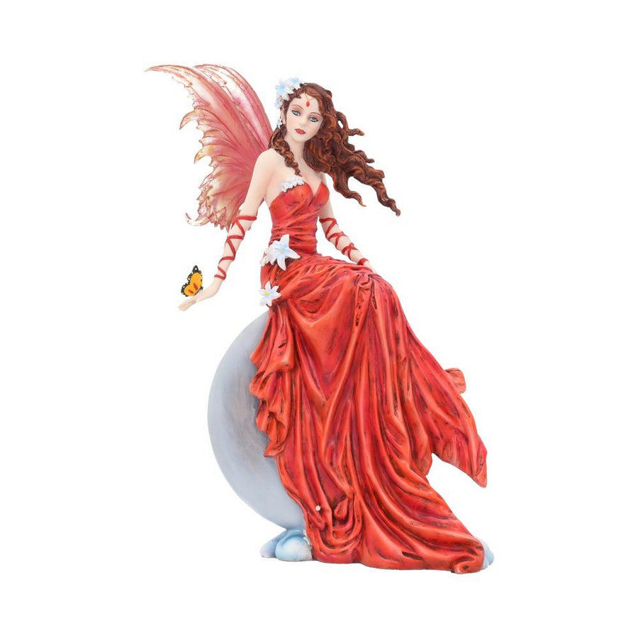 Nene Thomas Crimsonlily Red Moon Fairy and Butterfly Companion Figurine D3842K8
