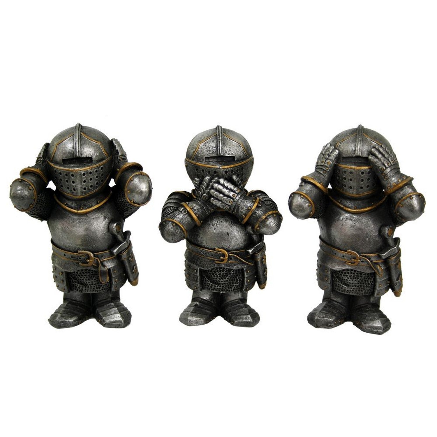 Three Wise Knights Figurine Knight Ornaments D3894K8