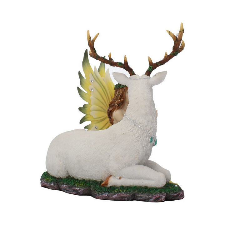 Adoration stag and spring fairy medium figurine D4030K8