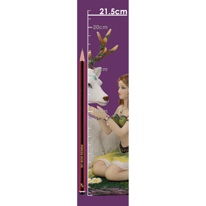 Adoration stag and spring fairy medium figurine D4030K8