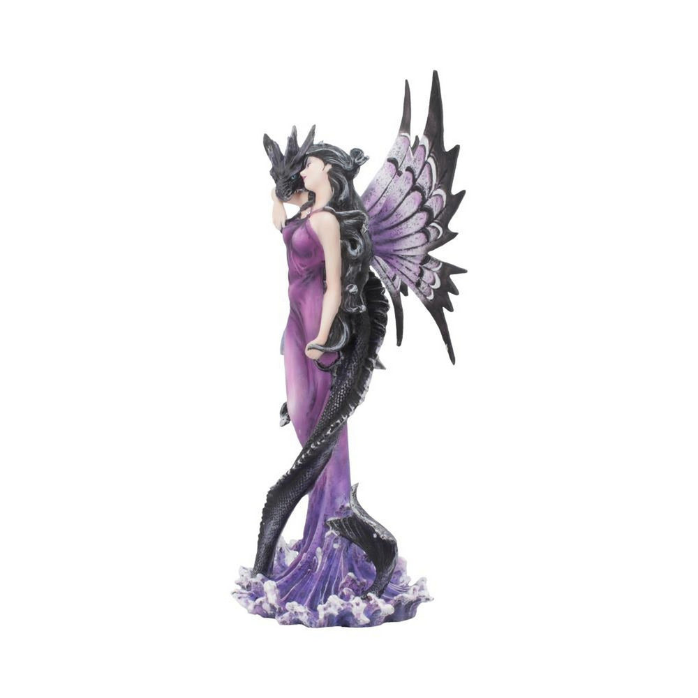 Guardians Embrace Figurine Dark Fairy Dragon Ornament D4277M8