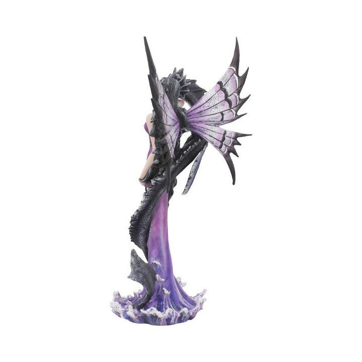 Guardians Embrace Figurine Dark Fairy Dragon Ornament D4277M8