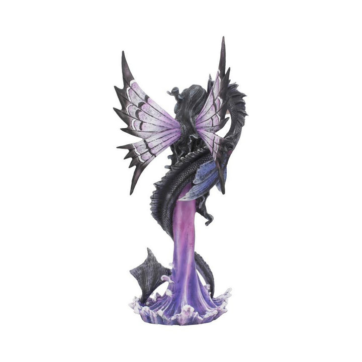 Guardians Embrace Figurine Dark Fairy Dragon Ornament D4277M8