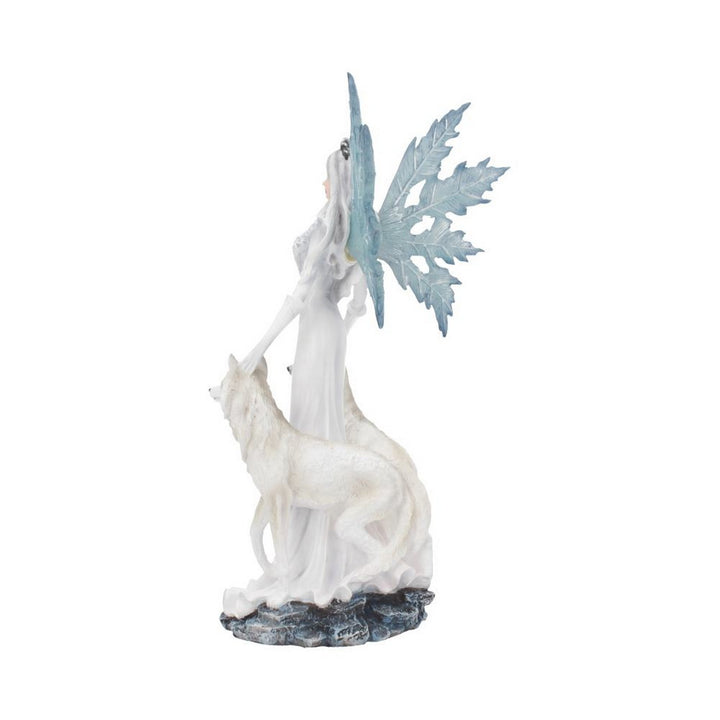 Aura Figurine Winter Fairy Wolf Ornament D4278M8