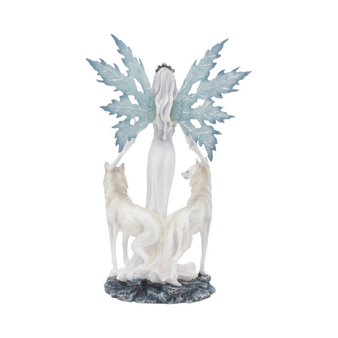 Aura Figurine Winter Fairy Wolf Ornament D4278M8
