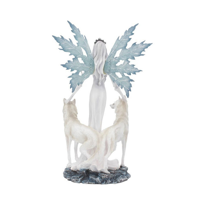 Aura Figurine Winter Fairy Wolf Ornament D4278M8