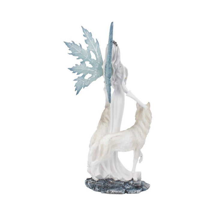 Aura Figurine Winter Fairy Wolf Ornament D4278M8