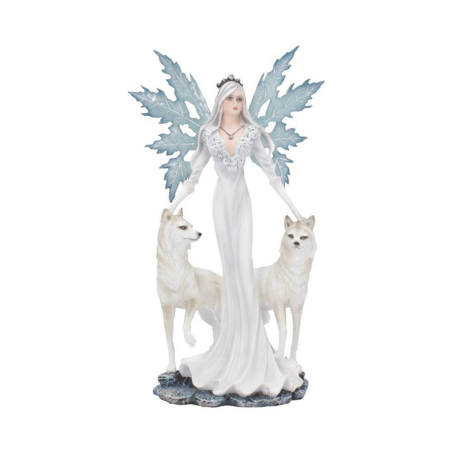 Aura Figurine Winter Fairy Wolf Ornament D4278M8
