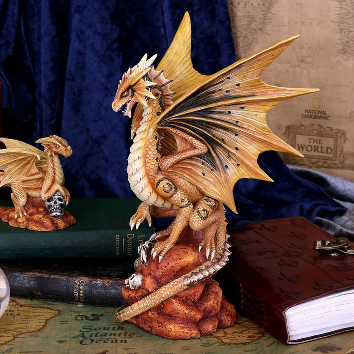 Adult Desert Dragon Figurine By Anne Stokes 24.5cm D4517N9