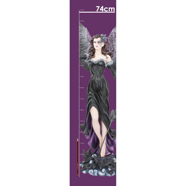 Raven Fairy Queen Maeven Figurine 78.5cm D4521N9