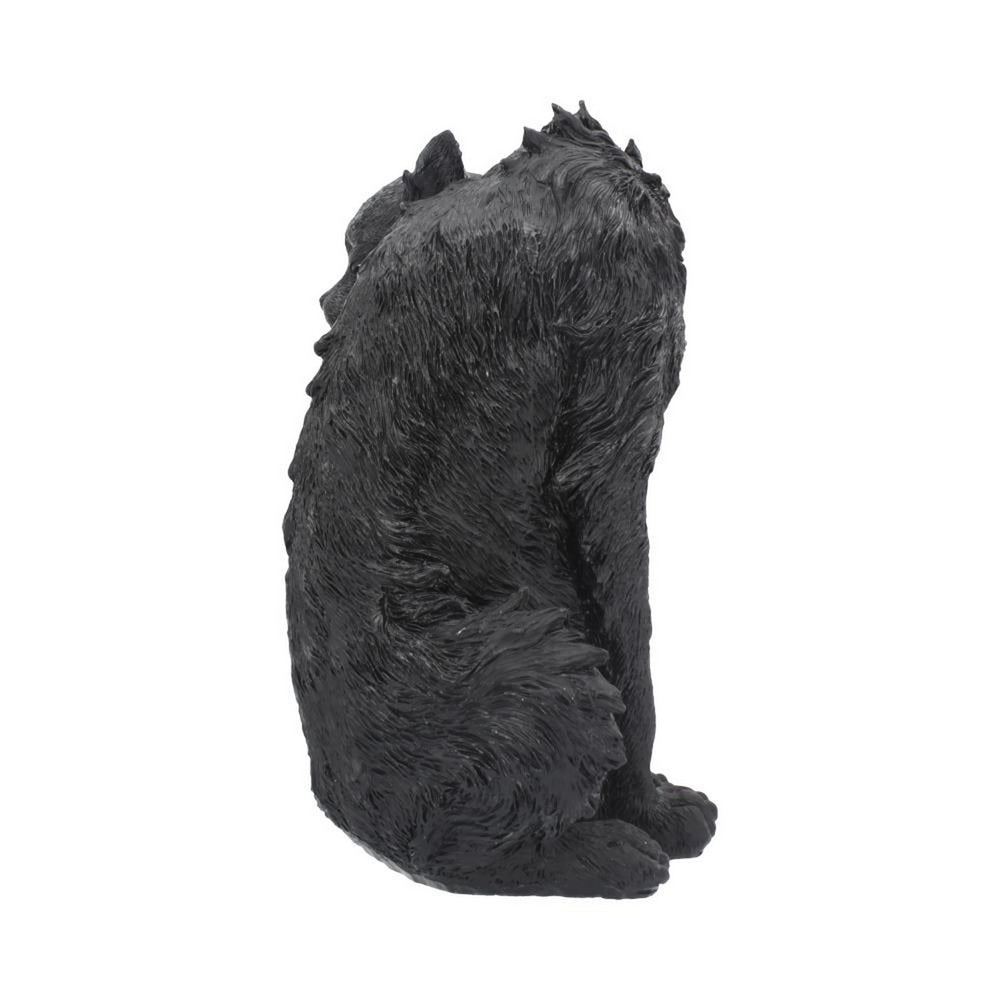 Large Black Cat Witches Familiar Figure Salem 25.5cm D4584N9