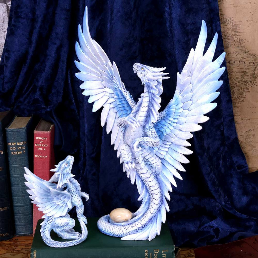 Anne Stokes Age of Dragons Adult Silver Dragon Figurine D4906R0