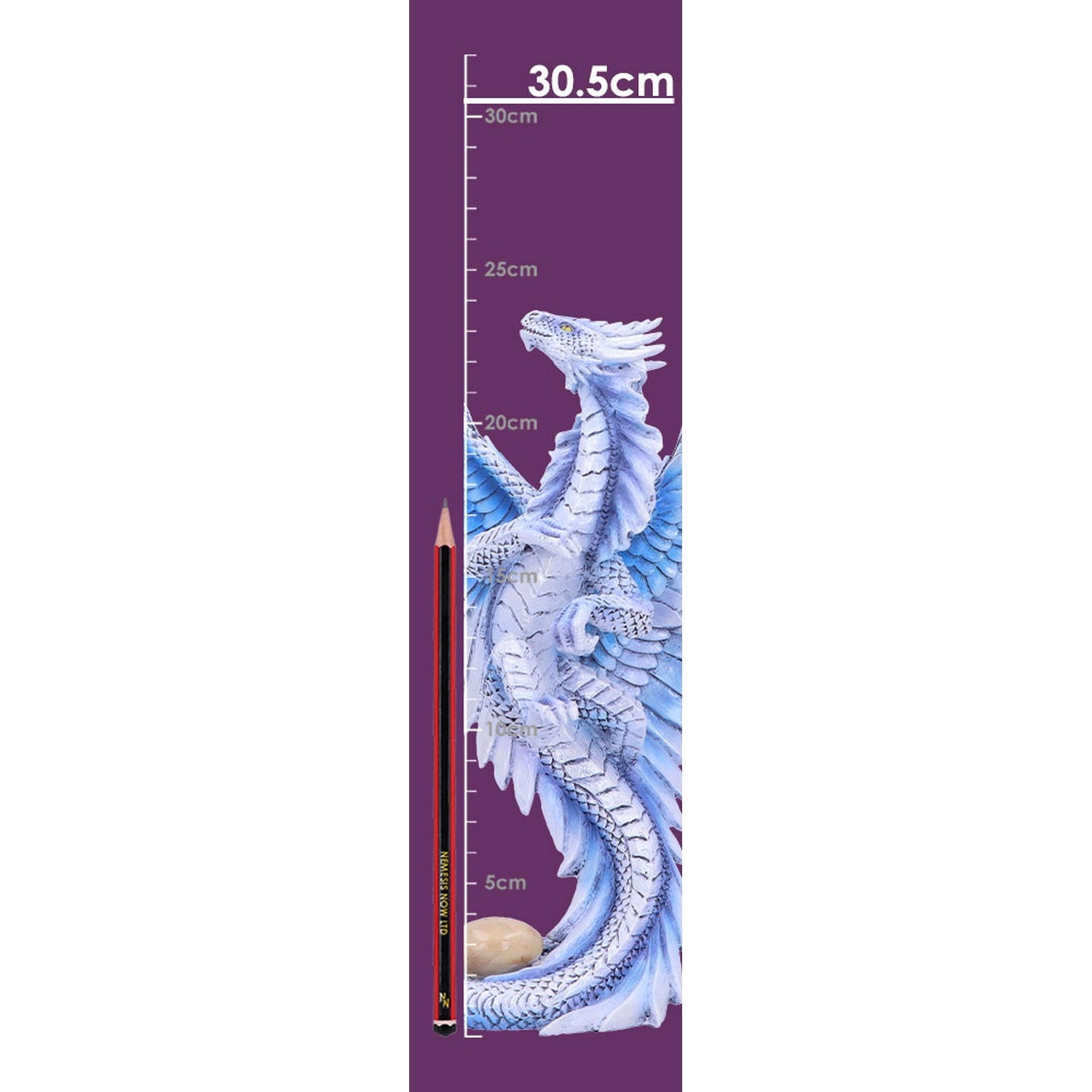 Anne Stokes Age of Dragons Adult Silver Dragon Figurine D4906R0