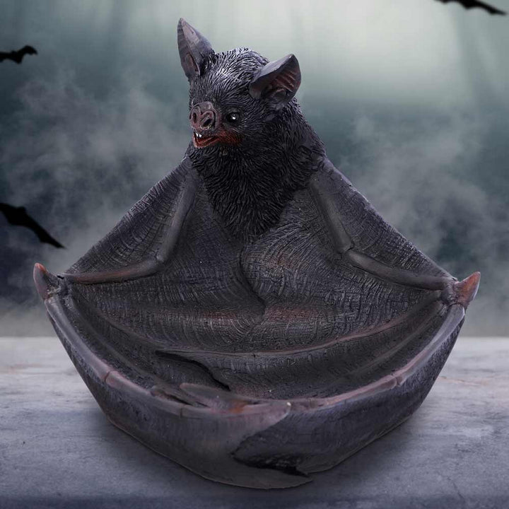 Winged Watcher Bat Trinket Holder Jewellery Dish D4931R0