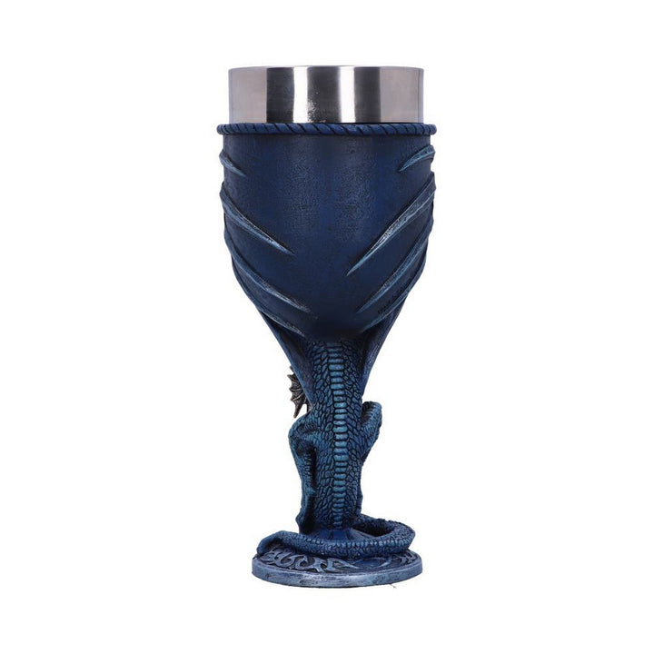 Ruth Thompson Sea Blade Blue Water Dragon Goblet Glass D4970R0