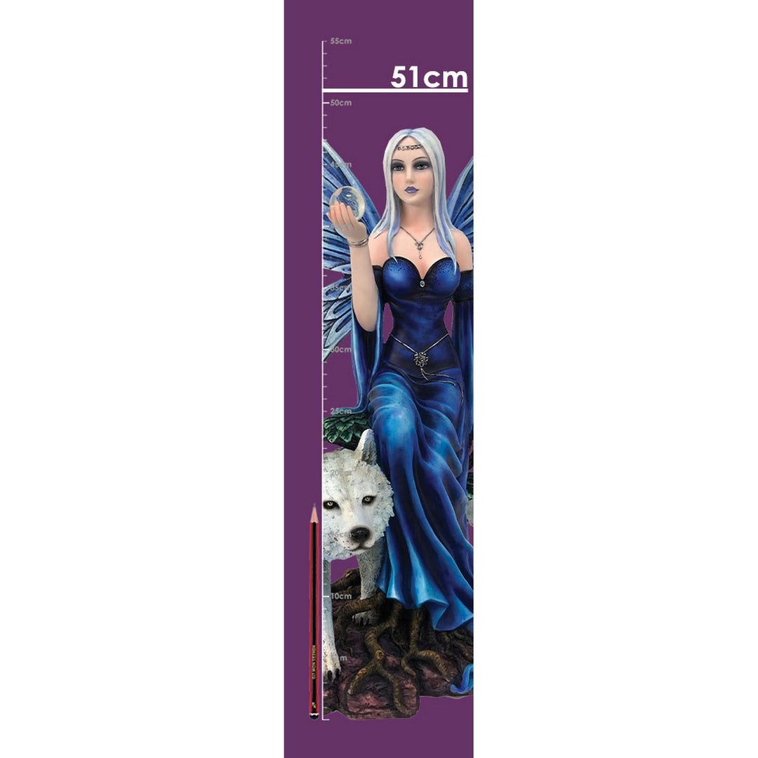Talanoa Blue Fairy and White Wolf Companion Figurine D4991R0