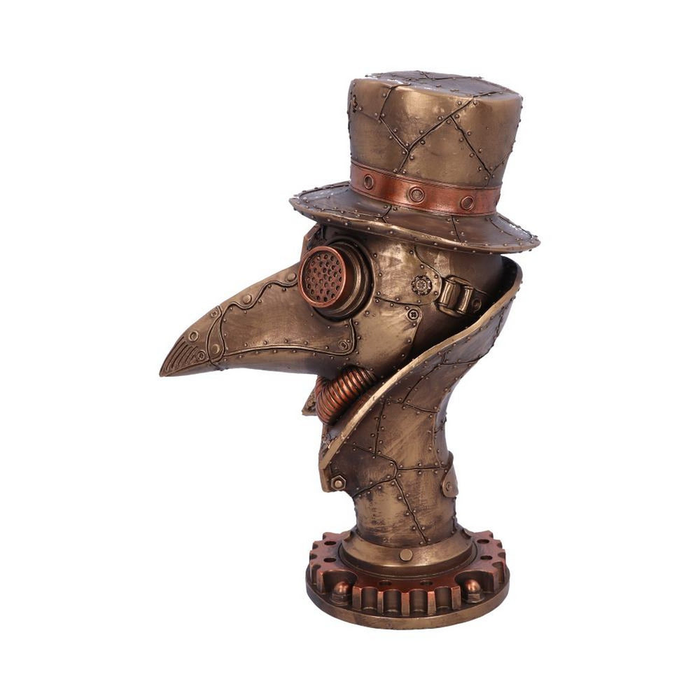 Steampunk Beaky Plague Doctor Bust Figurine D5063R0