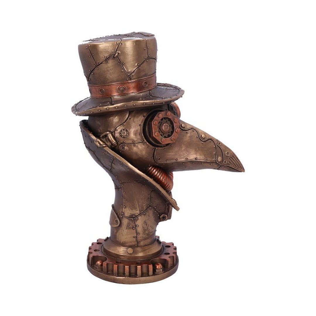 Steampunk Beaky Plague Doctor Bust Figurine D5063R0